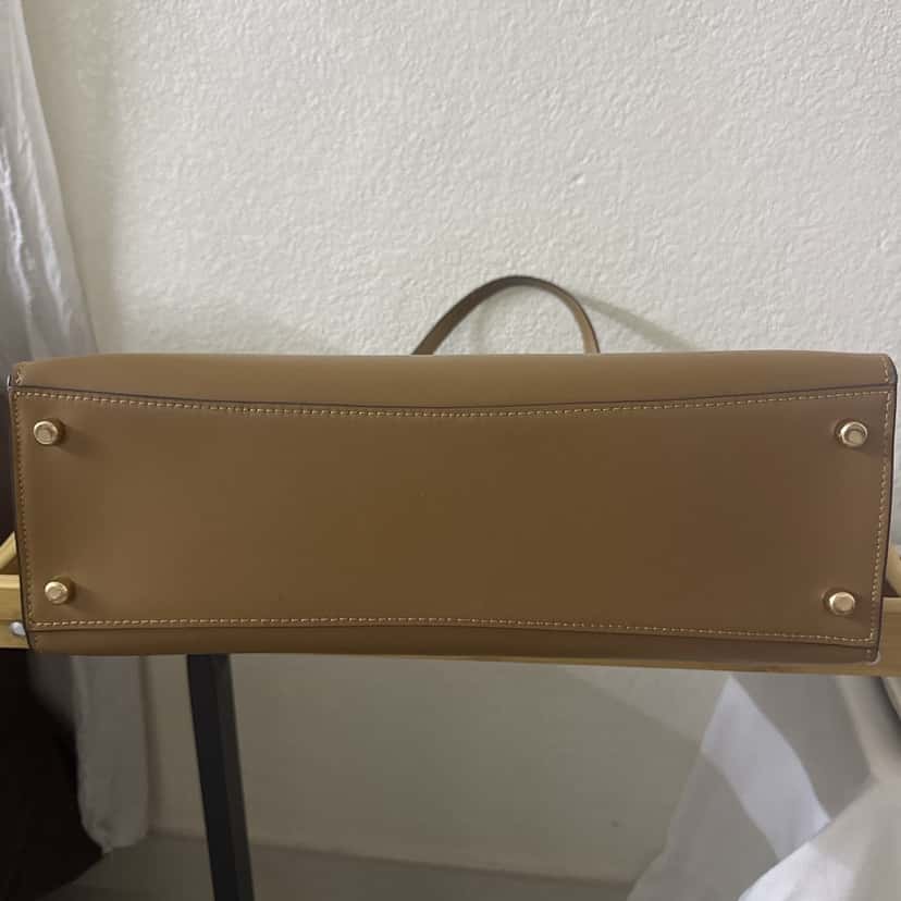 Coach NINA CARRYALL LIGHT SADDLE Brown Leather Very good condition - Inside View