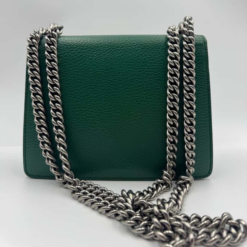 Gucci Dionysus Green Leather Very good condition - Back View