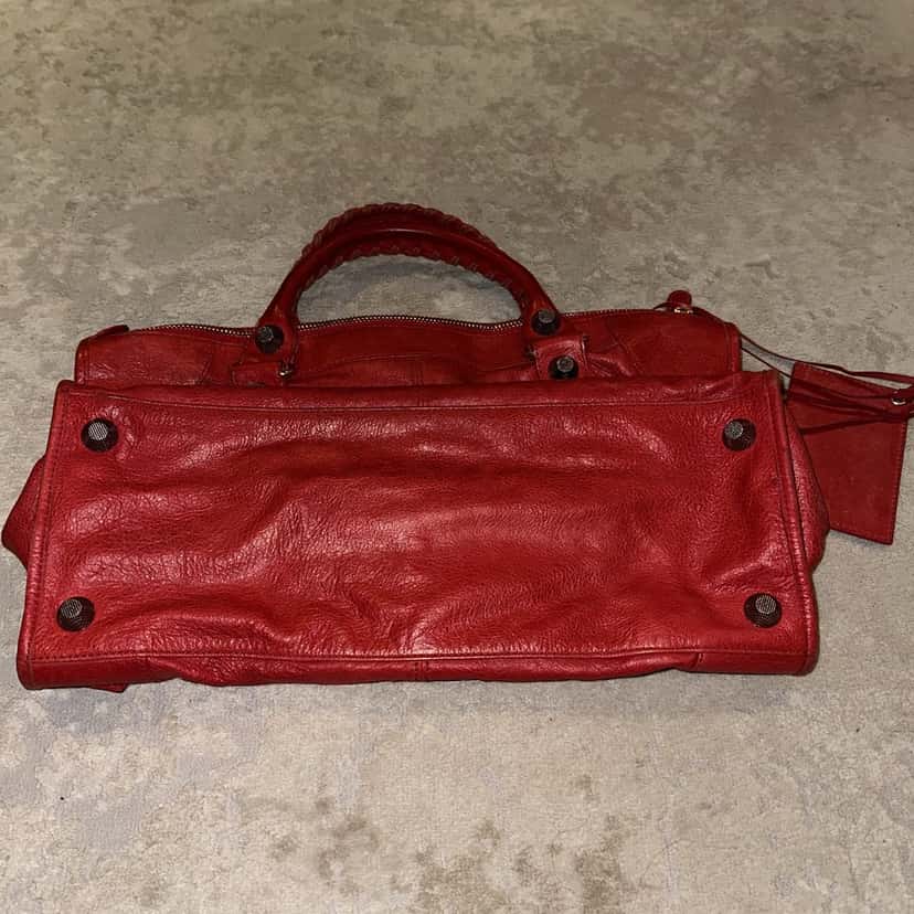 Balenciaga City Red Leather Very good condition - Inside View