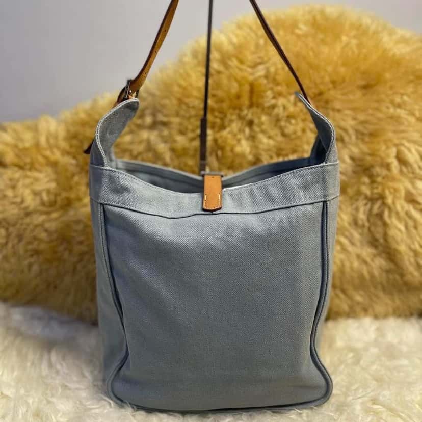 Hermès Marwari PM Other Canvas Leather Fair condition - Back View