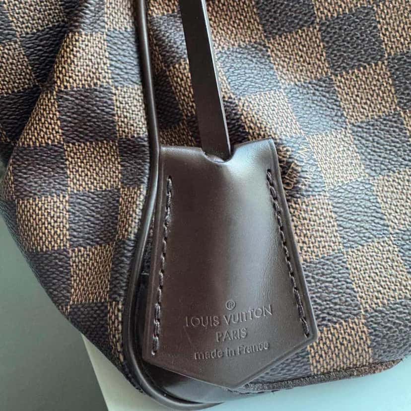 Louis Vuitton Verona Brown Canvas Gold Never worn - Back View
