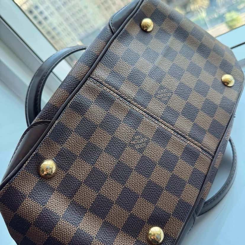 Louis Vuitton Verona Brown Canvas Gold Never worn - Inside View