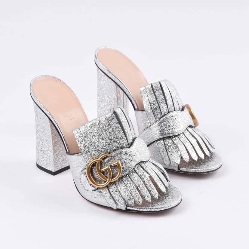 Gucci Marmont Fringe Silver Very good condition - Inside View