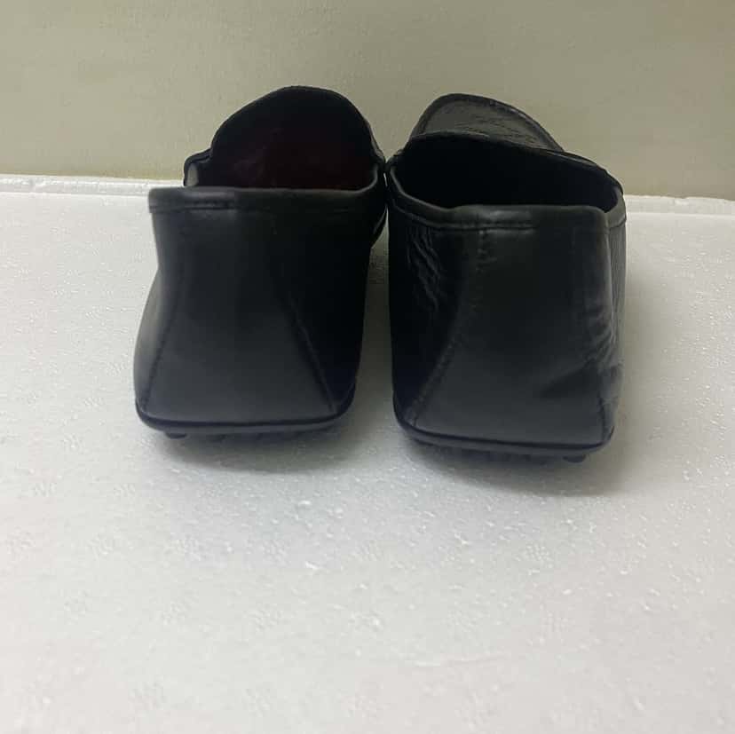 Gucci Driver Loafers GG 7.5 Black Never worn - Model View