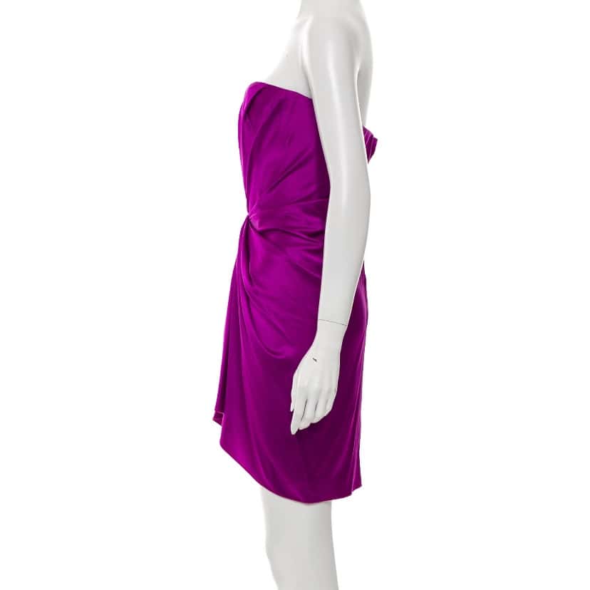 Dolce & Gabbana Silk Mini Dress Purple Silk Very good condition - Inside View