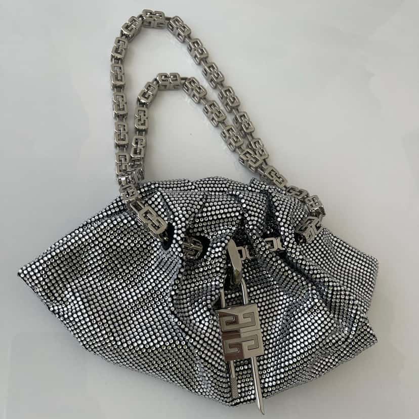 Givenchy Mini Kenny Bag Strass Silver Very good condition - Inside View