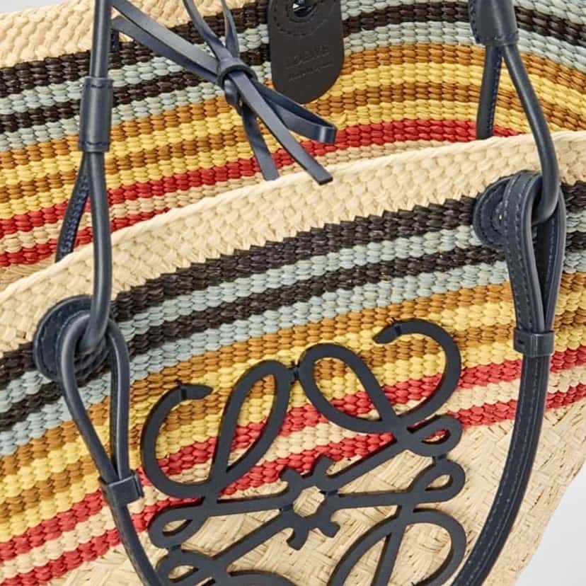 Loewe Loewe Anagram Basket Beige Jute Never worn, with tag - Box View