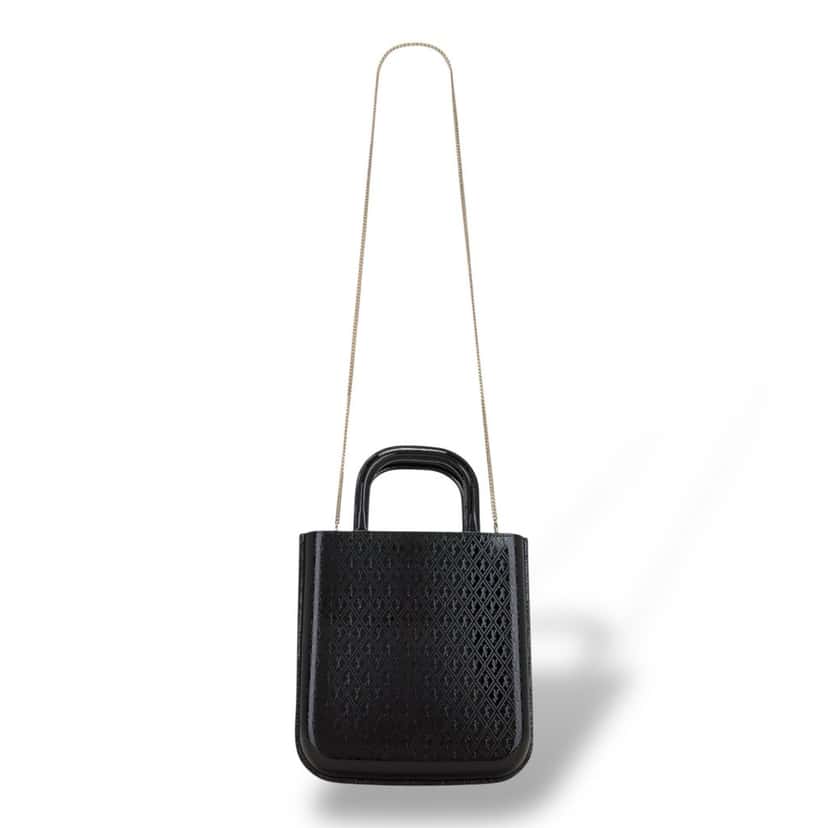 Saint Laurent Saint Laurent Shopping Mini Black Leather Never worn, with tag - Back View