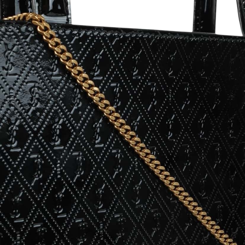 Saint Laurent Saint Laurent Shopping Mini Black Leather Never worn, with tag - Model View