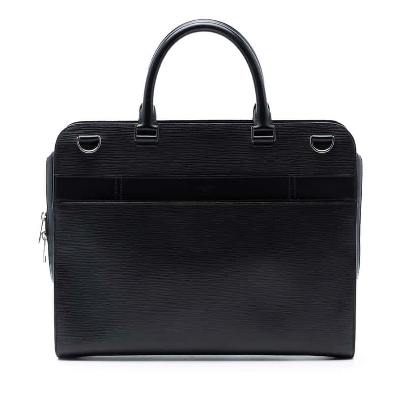 Louis Vuitton Epi Bassano GM Black Leather Very good condition - Front View