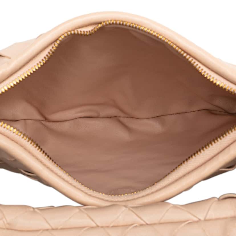 Bottega Veneta Small Nappa Intrecciato Gemelli Hobo Pink Leather Very good condition - Model View