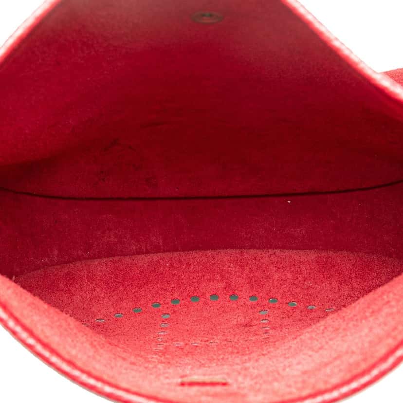 Hermès Clemence Evelyne I 33 Red Leather Very good condition - Model View