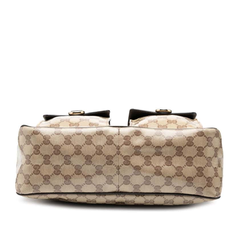 Gucci GG Crystal Abbey D Ring Handbag Beige Very good condition - Inside View