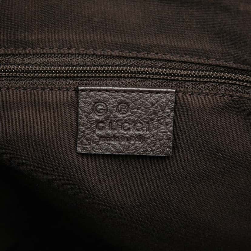 Gucci GG Crystal Abbey D Ring Handbag Beige Very good condition - Box View