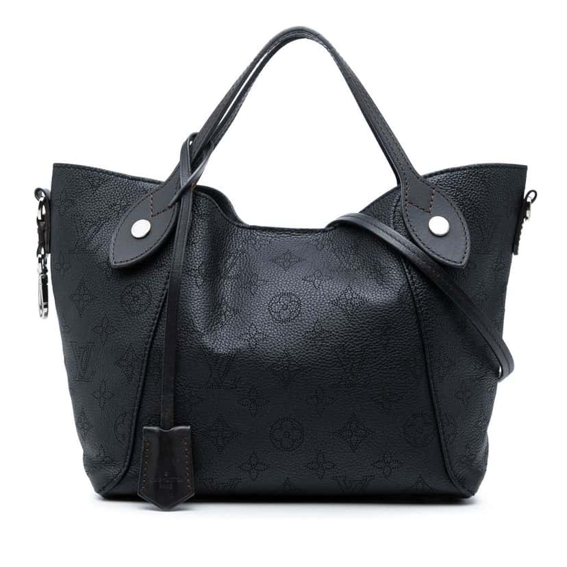 Louis Vuitton Monogram Mahina Hina PM Blue Leather Very good condition - Front View