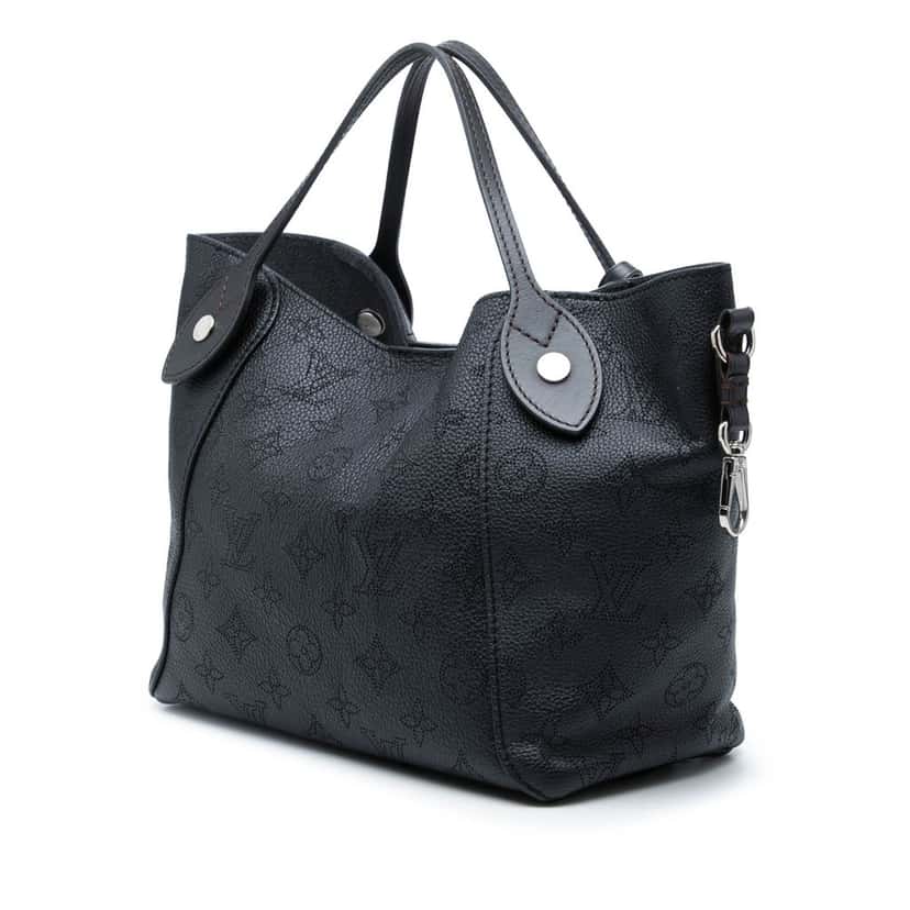 Louis Vuitton Monogram Mahina Hina PM Blue Leather Very good condition - Back View
