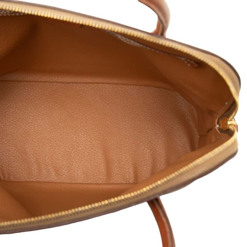 Celine Macadam Coated Canvas Dome Satchel Beige Good condition - Model View