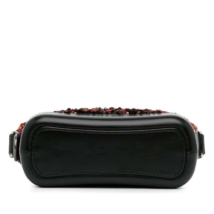 Chanel Small Sequin Gabrielle Crossbody Brown Leather Very good condition - Box View