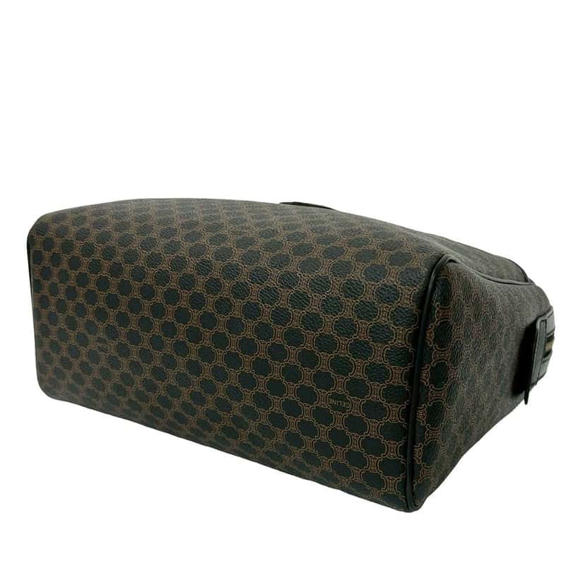 Celine Macadam Coated Canvas Handbag Brown Very good condition - Model View