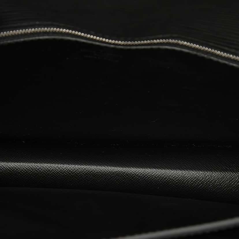 Louis Vuitton Epi Pochette Sellier Dragonne Black Leather Very good condition - Model View