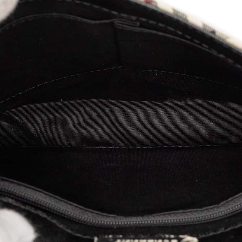 Burberry Nova Check Canvas Crossbody Beige Very good condition - Model View