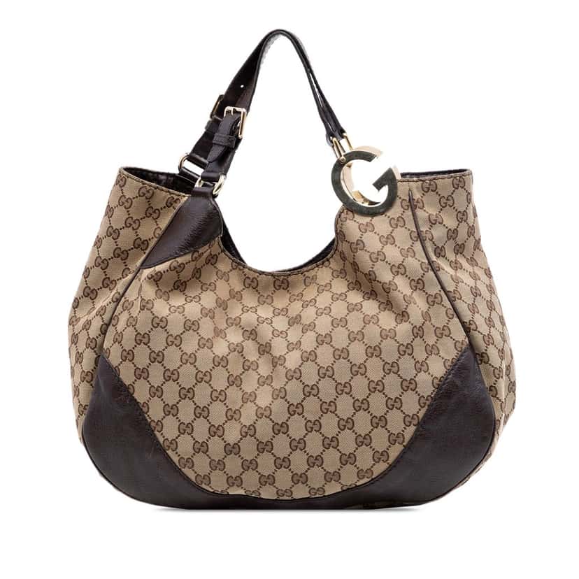 Gucci GG Canvas Charlotte Tote Beige Good condition - Front View