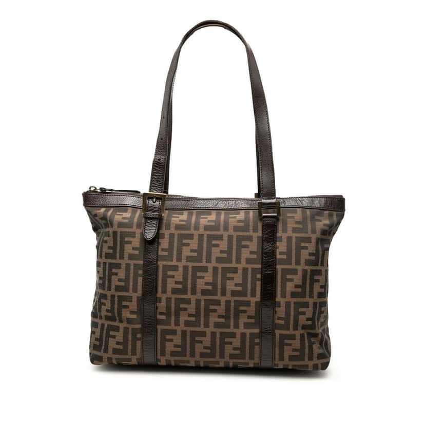 Fendi Zucca Canvas Tote Brown Good condition - Front View