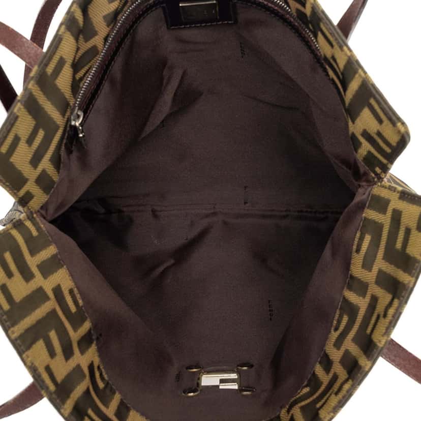 Fendi Zucca Canvas Tote Brown Very good condition - Model View