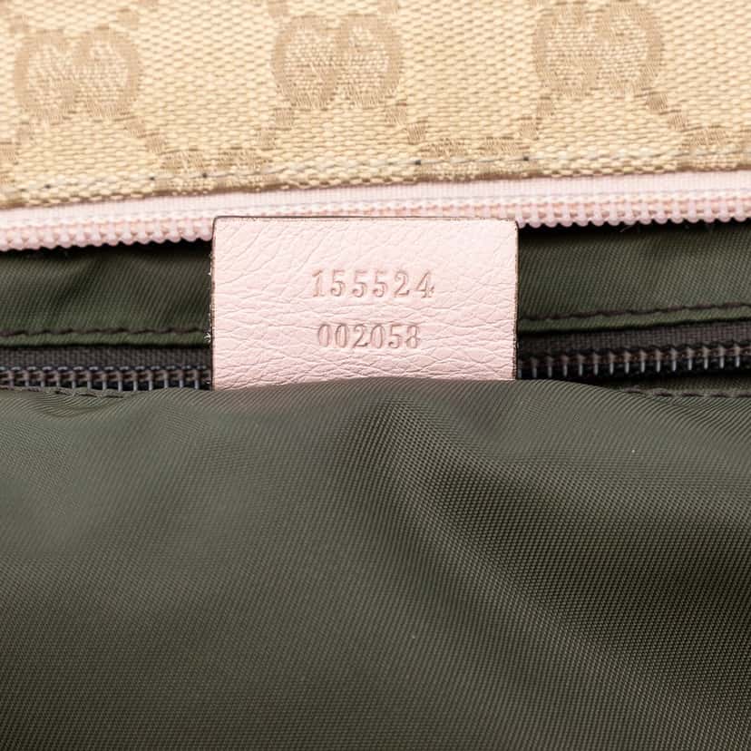 Gucci GG Canvas Web Tote Beige Very good condition - Box View