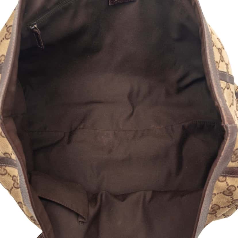 Gucci GG Canvas Abbey D Ring Tote Beige Good condition - Model View