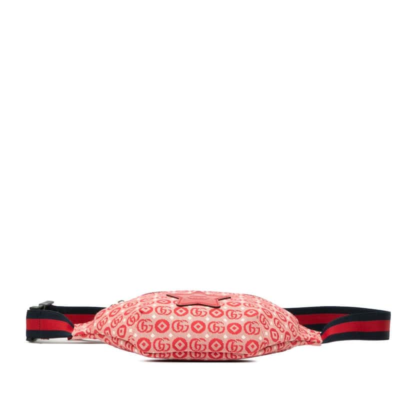 Gucci Kids GG Canvas Stars Web Belt Bag Red Very good condition - Inside View
