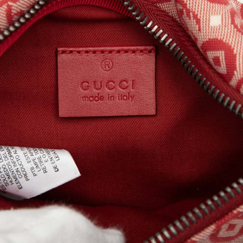 Gucci Kids GG Canvas Stars Web Belt Bag Red Very good condition - Box View