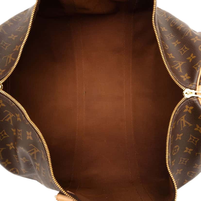 Louis Vuitton Monogram Keepall Bandouliere 50 Brown Very good condition - Model View
