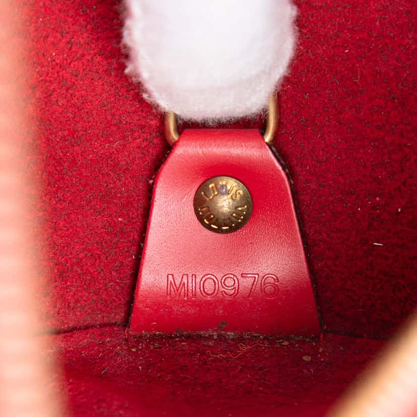 Louis Vuitton Epi Soufflot Red Leather Very good condition - Box View