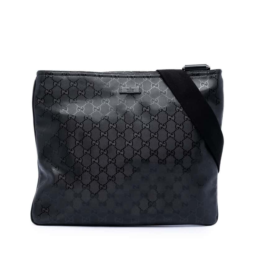 Gucci GG Imprime Crossbody Black Very good condition - Front View