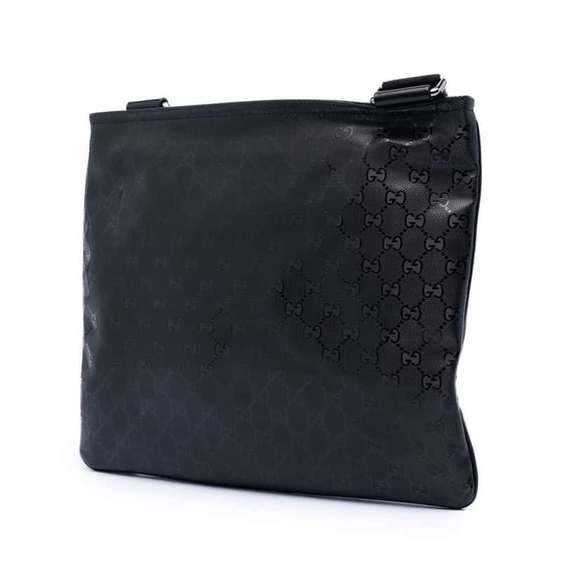 Gucci GG Imprime Crossbody Black Very good condition - Back View