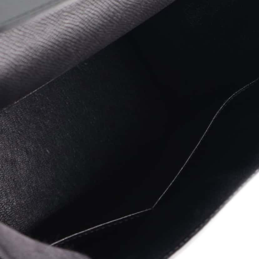 Hermès Epsom Kelly II Sellier 28 Black Leather Very good condition - Model View