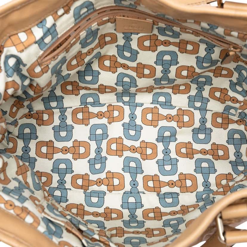 Gucci Small Guccissima Tribeca Tote Brown Leather Very good condition - Model View