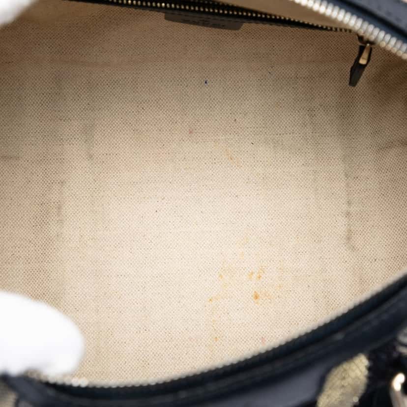 Gucci Small GG Canvas Web Joy Boston Bag Beige Very good condition - Model View