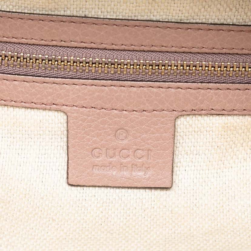 Gucci Small Calfskin Soho Cellarius Satchel Pink Leather Very good condition - Box View