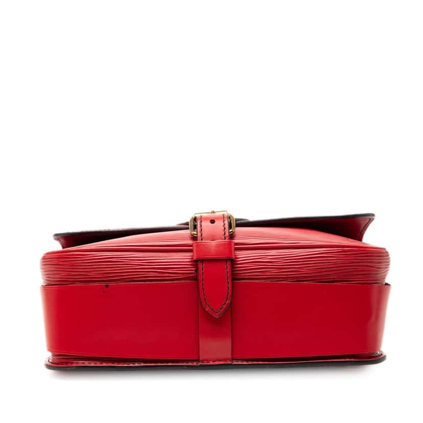 Louis Vuitton Epi Cartouchiere MM Red Leather Very good condition - Inside View