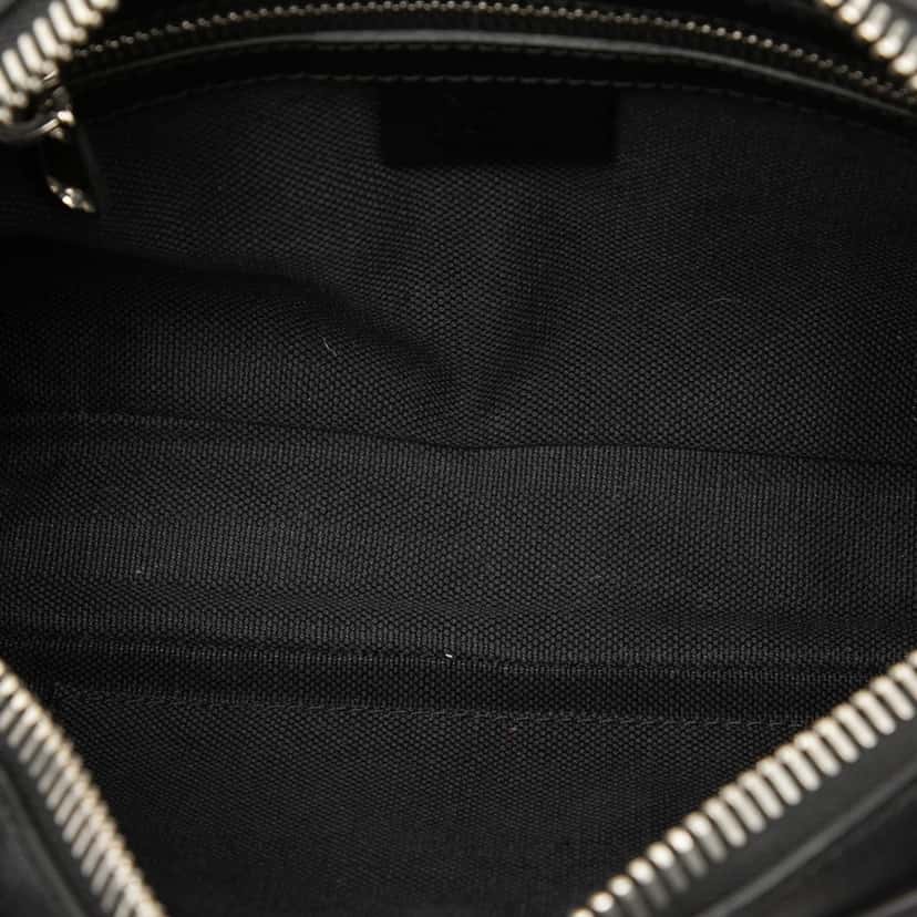 Gucci Small GG Supreme Web Belt Bag Black Very good condition - Model View