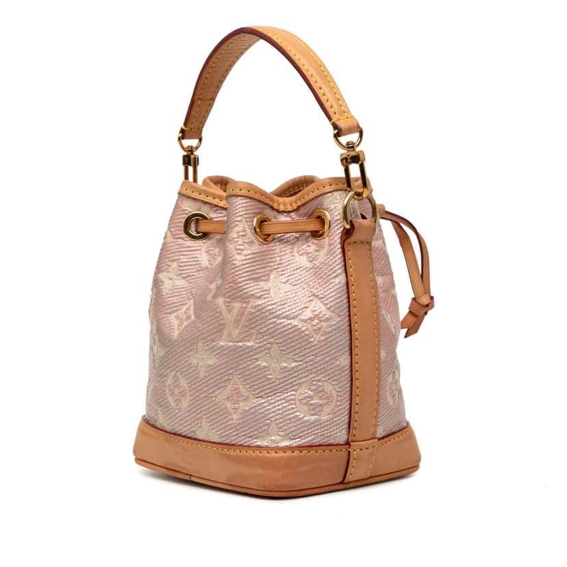 Louis Vuitton Monoglam Nano Noe Pink Good condition - Back View