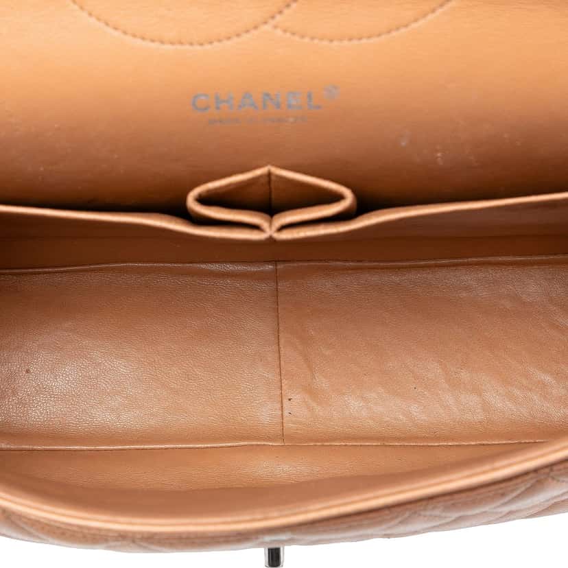 Chanel Jumbo Classic Caviar Double Flap Brown Leather Very good condition - Model View