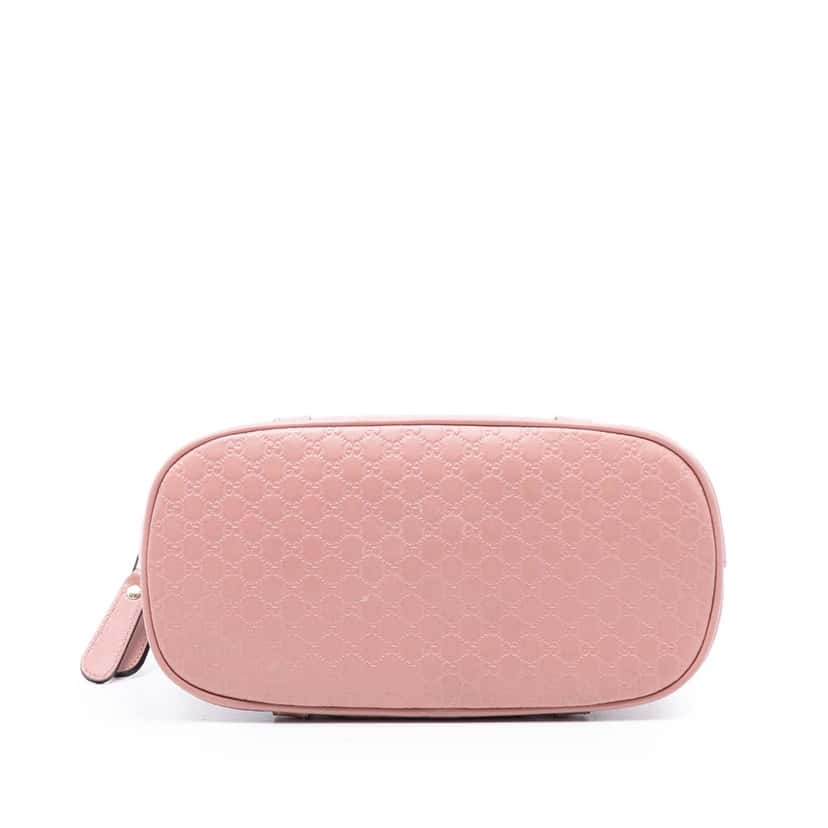 Gucci Mini Microguccissima Dome Satchel Pink Leather Very good condition - Inside View