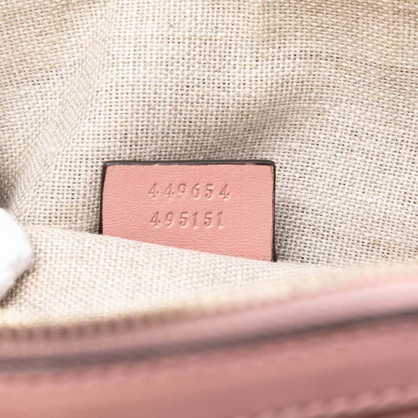 Gucci Mini Microguccissima Dome Satchel Pink Leather Very good condition - Box View