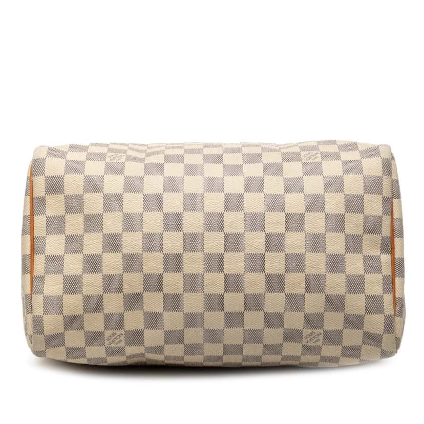 Louis Vuitton Damier Azur Speedy 30 White Very good condition - Inside View