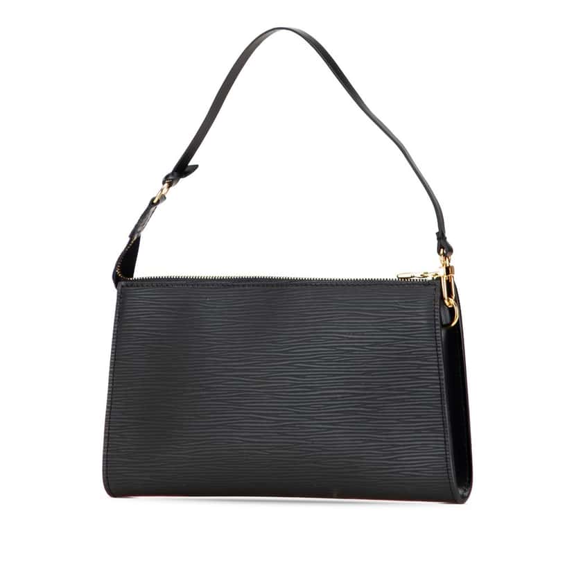 Louis Vuitton Epi Pochette Accessoires Black Leather Very good condition - Back View