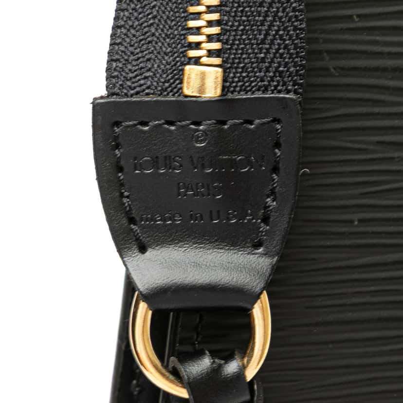 Louis Vuitton Epi Pochette Accessoires Black Leather Very good condition - Box View