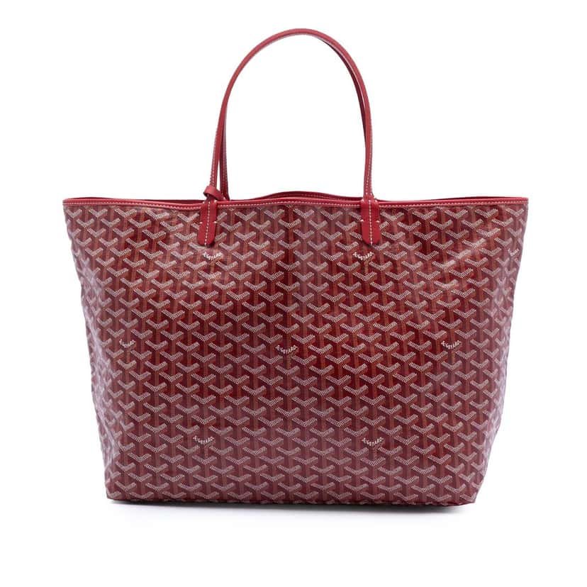 Goyard Goyardine Saint Louis GM Red Very good condition - Front View